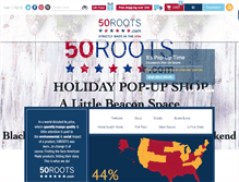 Tablet Screenshot of 50roots.com